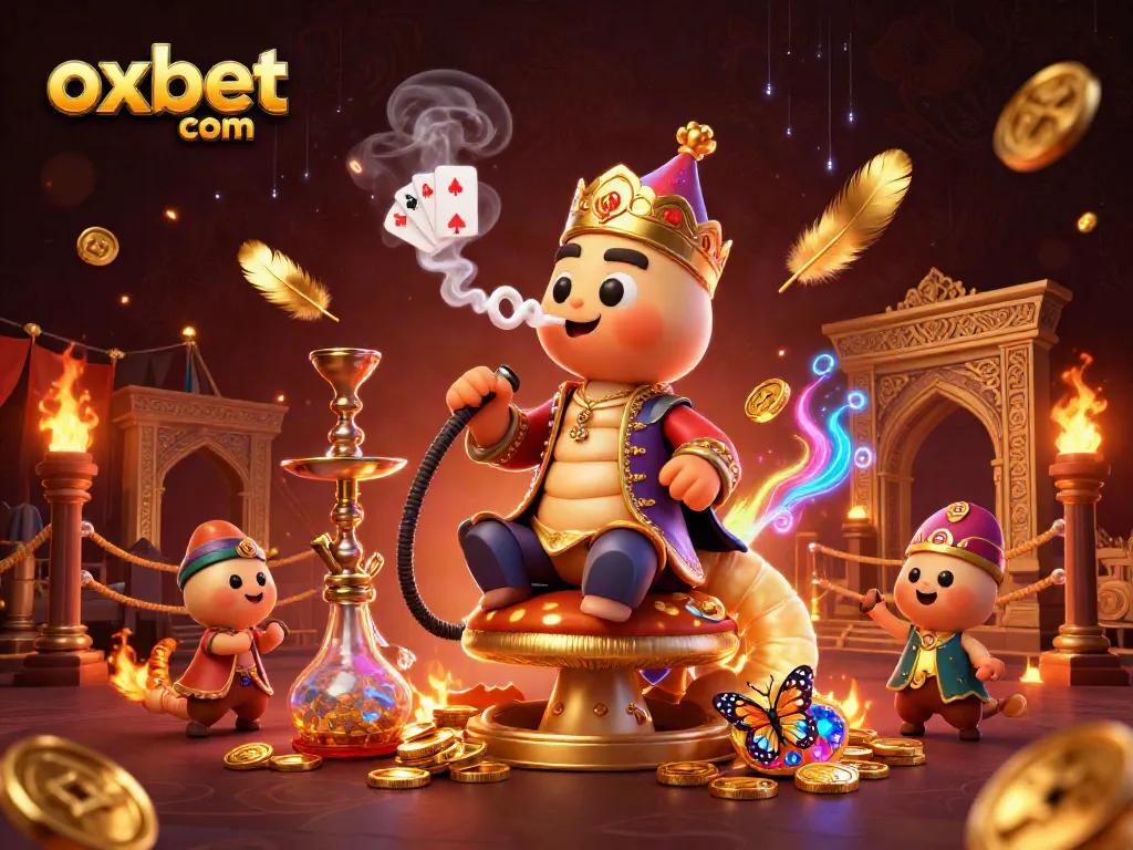 Experience thrilling gaming action at oxbet com with a vibrant 3D casino illustration featuring dynamic characters and elements.