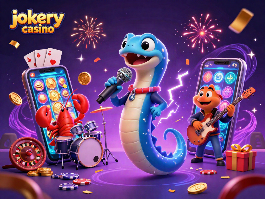 Experience the vibrant underwater casino scene at jokery casino with captivating 3D characters and games.